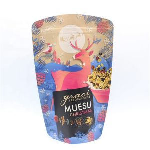 CMYK Printed 70g Kraft Paper Laminated Bags