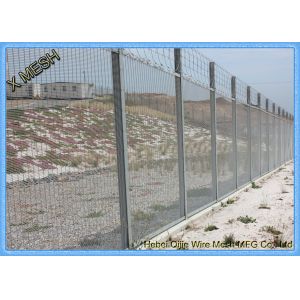 Security Wire Mesh Fence Panels , Galvanized Welded Wire Mesh Thick Zinc Coating