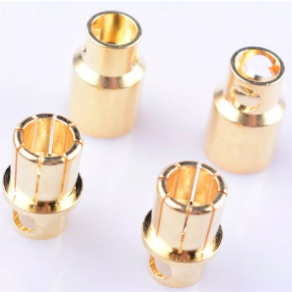 8MM Lipo Battery Banana Plug Connectors Soldering For RC ESC Motors