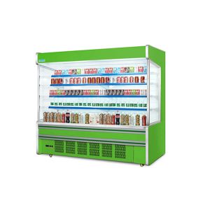 Fan Cooling Multideck Open Front Chiller For Shop Plug In Type With R404