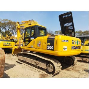 Well Maintenance Komatsu Excavator PC200-7 How Hours, Used Perfect Performance