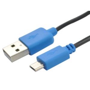 Cheap Blue USB Charging &amp; Syncing A Male to Micro 5 Pin Cable for sale