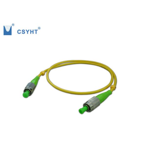 Quality FC SM Fiber Optic Jumper Cables Low Insertion Loss And Back Reflection Loss wholesale