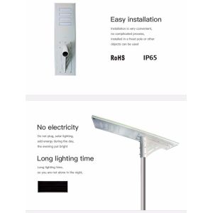 Made in China Best price integrated solar led street light 60w 80w 35w