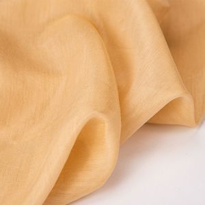 Charmeuse Shimmer Tulle Chiffon Cotton Silk Blend Fabric Plain