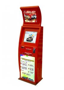 Cheap Multi Language Dual Screen Kiosk Self Service Payment With Keyboard for sale