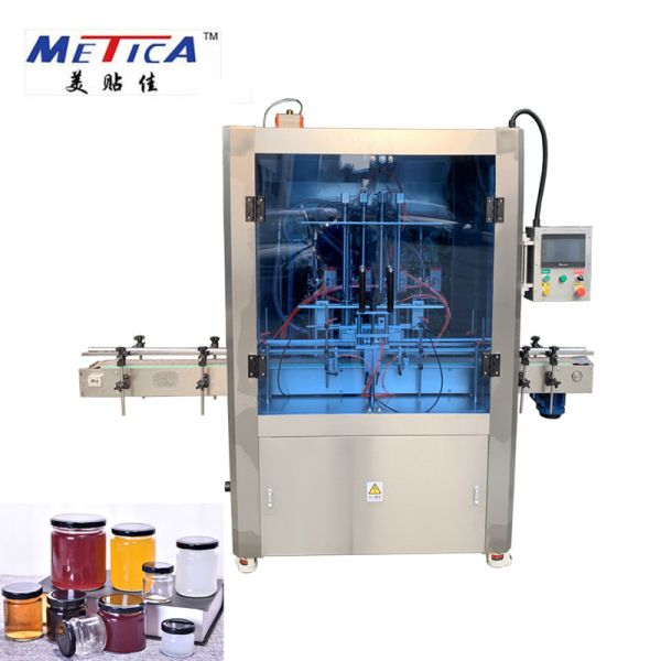 Quality Edible Oil Paste Honey Bottle Filling Machine 1000bph-1500bph Customized wholesale