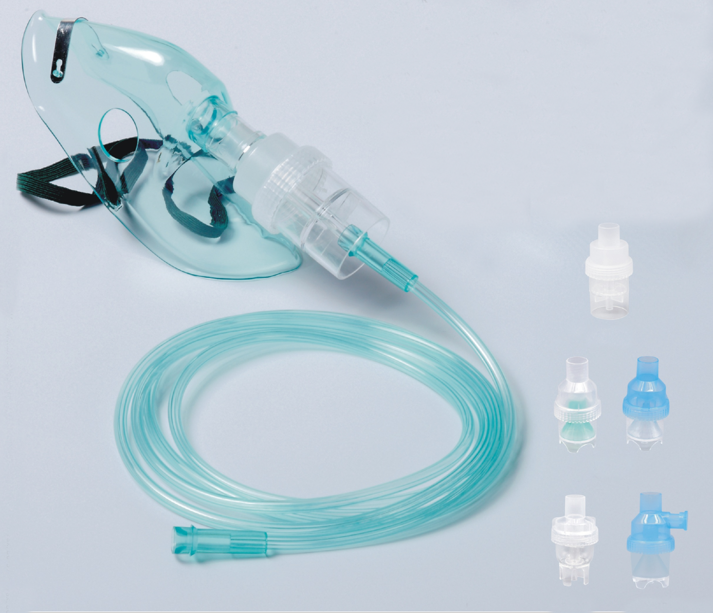 Medical Grade PVC Nebulizer Mask with 360° Swivel Connector and Soft Seal for Comfortable Aerosol Therapy