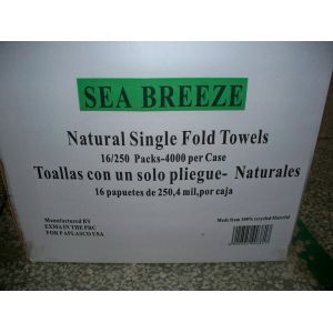 White Recycle V Fold Paper Hand Towels , one Fold toilet Paper Towel