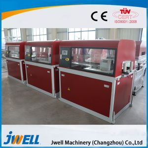 Jwell anti-crash PE WPC plastic extrusion line for floors