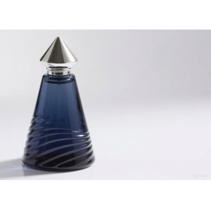 Customized Blue Perfume Bottle 30ml Empty Perfume Glass Bottles 4.6cm Out