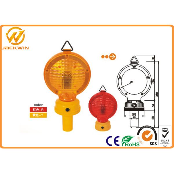 LED Traffic Safety Equipment Vehicle Strobe Warning Lights Single Side Flash Red Amber