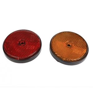 Scratch Resistant Trailer Reflectors Safety Warning Sign High Reflection