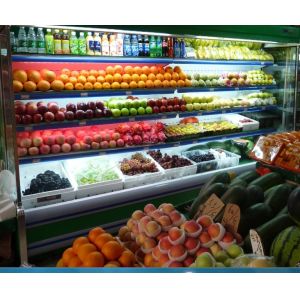 Cheap Dynamic Fan / Evaporator Open Multideck Open Chiller 3000 * 900 * 1980 with Digital Tem Thermostat for sale