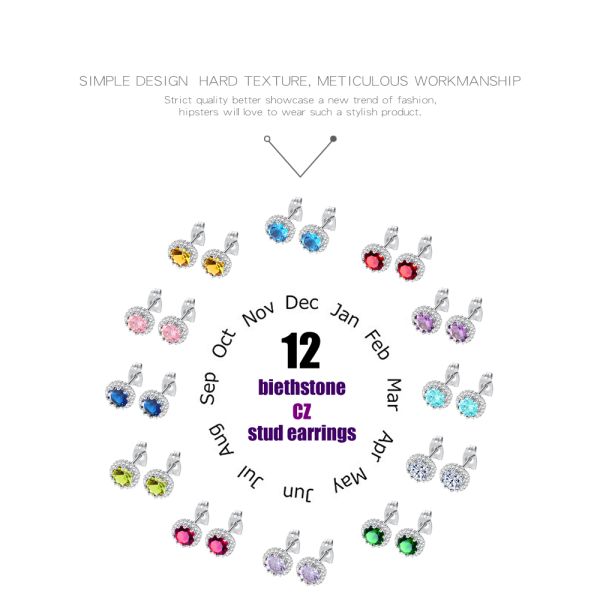 Jewelry Simple Designs Stainless Steel 14K 18K Small Gold Silver Stud Earrings For Women Girls