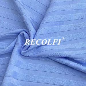 100cm Width Activewear Fabric Interlock Knit Stretchy Customized Pattern