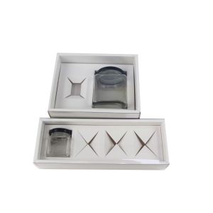 2 4 Pack Honey Jar Gift Box With Window Custom Clear Sleeves