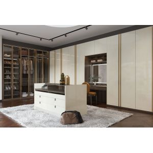 Modern Open Walk In Closet Room Custom Bedroom Combination Cabinet