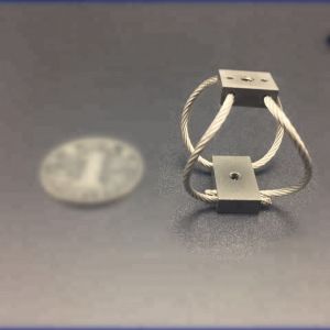 GR2-12D-A Compact Wire Rope Isolator for UAV Camera Vibration Insulation