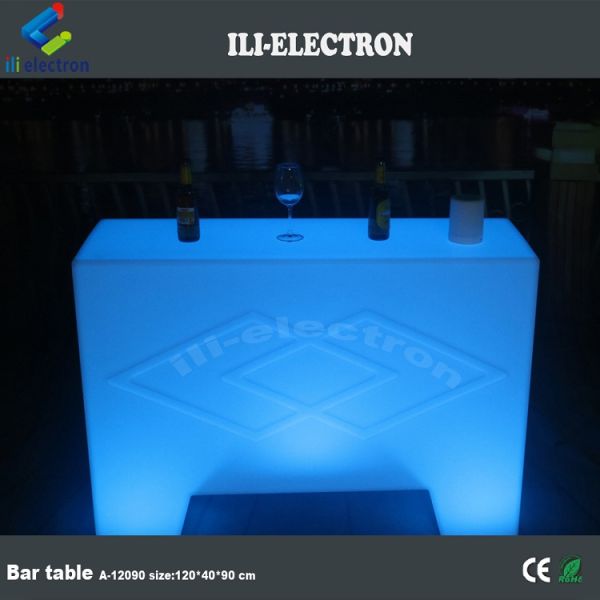 Remote control plastic led corner bar