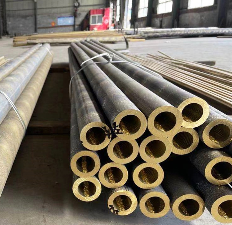 T1 T2 C1100 TU2 Customized Diameter Seamless Copper Round Pipe Heating Application Brass Copper Tube