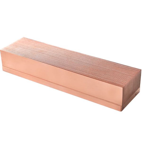 Quality 6063 T5 Copper Skived Fin Heat Sink Anti Oxidation Passivation wholesale