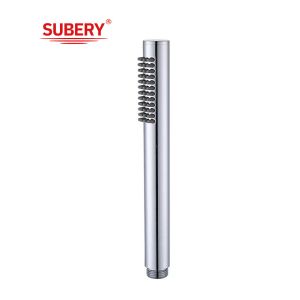 Cheap Brass microphone handshower hand shower for shower column bathroom silicon nozzle easy cleaning round OEM for sale