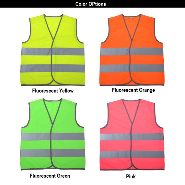 6xl 5x 3xl Class 2 Ansi Reflective Vest Black And Yellow Triangle Strap For Kids Traffic Guard Orange