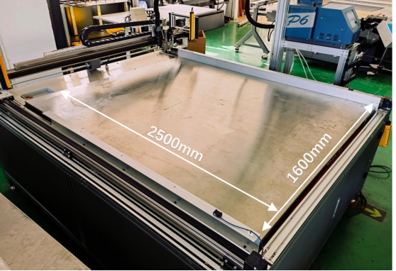 2500*1600mm CNC Glueing Plotter Integrated Safety With Hot Melt And Cold Heads