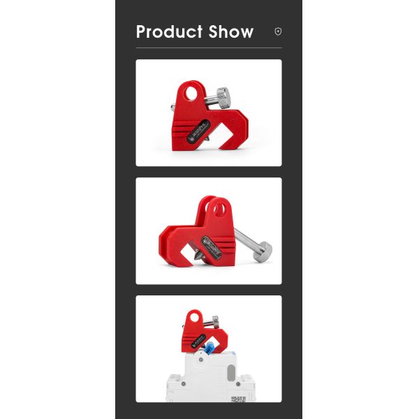 Non-conductive Electrical Safety Nylon Universal circuit breaker lockout for all mini circuit breakers