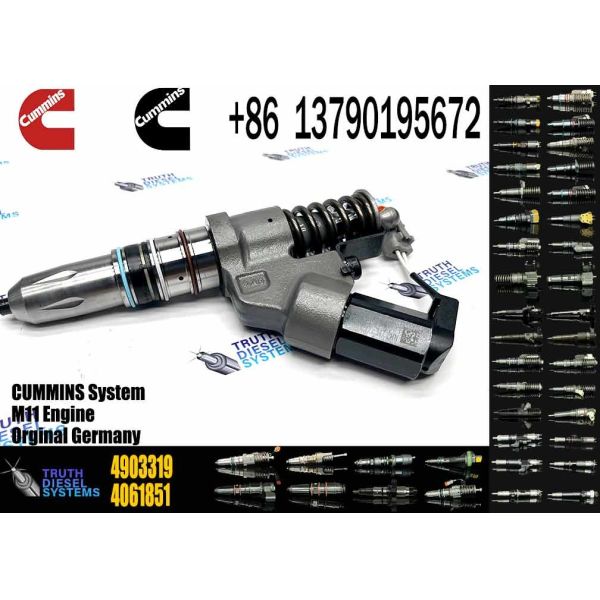 original DL900A bulldozer ISM11 engine 4903472 4026222 fuel injector 4903319 used in Cummins