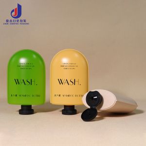 Customized 350ml 250ml HDPE Plastic Special Shampoo Bottle Eco-Friendly Body