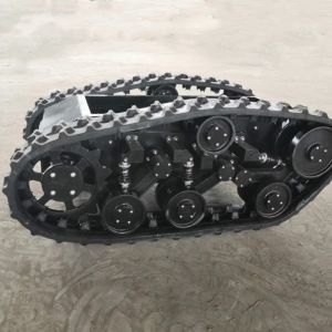 Rubber Chassis Tracked Undercarriage Systems With Shock Absorption 200kg Loading