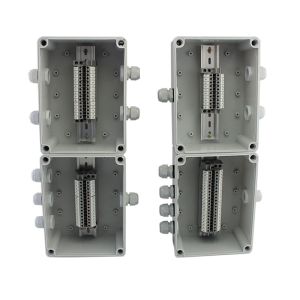 Cable Distribution Junction Box 200*150*100mm Waterproof with Din Rail Terminal