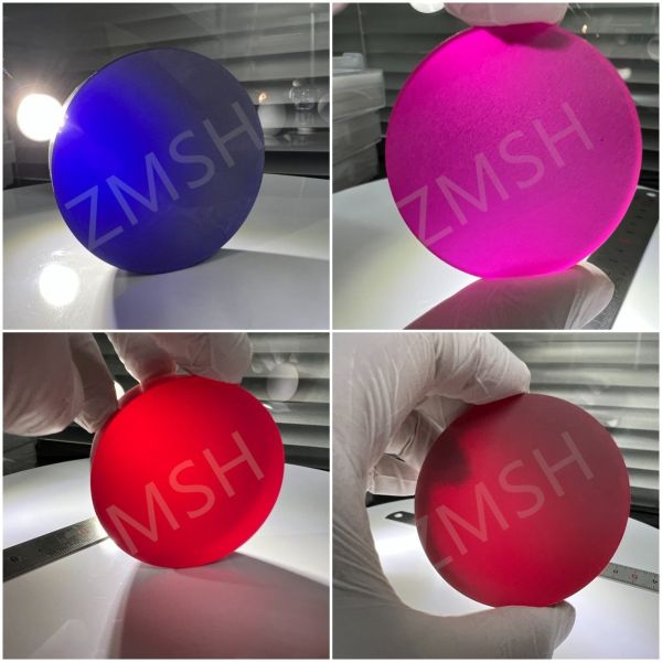 Sapphire Parts Customized Sapphire Units Pure Al2O3 Transparency Tubes Wafer