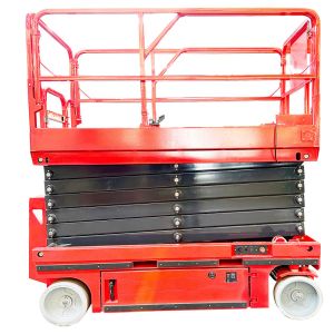 Cheap Self-Propelled Tracked Crawler Electric Scissor Lift with High Operating Efficiency for sale