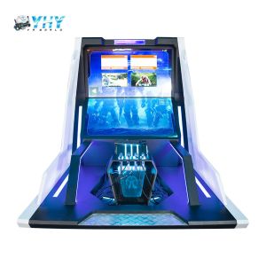 VR Shooting Simulator For Kids With Guns And Double 65inch Screens For