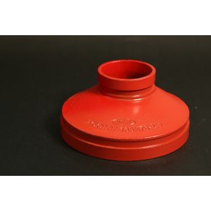 Ductile Iron Pipe Eccentric Reducer Groove Type Clamps Corrosion Resistant