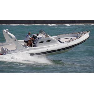 9.6m Orca Hypalon Inflatable Rib Boat Rib960B With Cabin Console / Large Sunbed