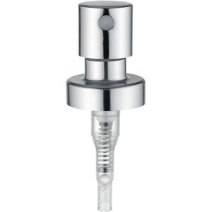 China Silver K402-1 Crimp Perfume Pump Sprayer Durable Plastic Material on sale