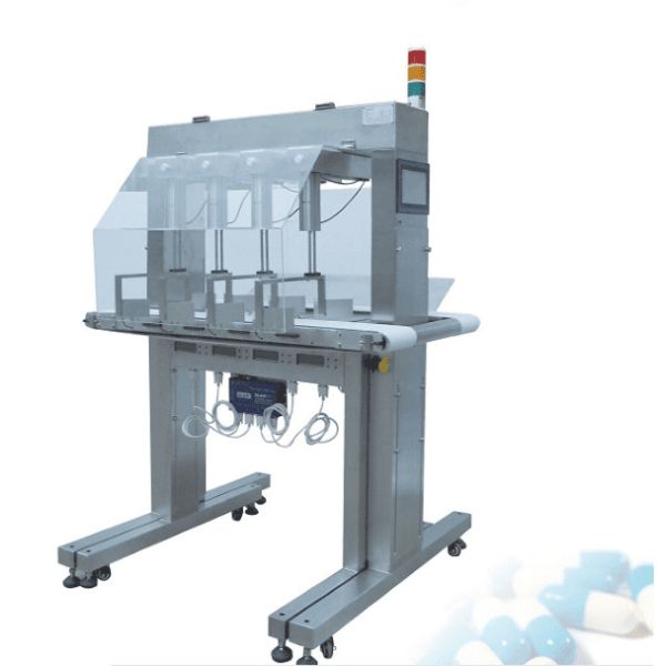 Digital Conveyor Weight Checker Durable Grey For Weighing PE Bottles Boxes