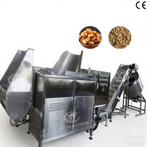 100kg/h SUS304 Commercial Electric Deep Fryer Nut Fryer for Peanut Bean