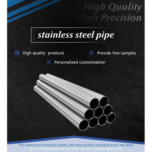 Welded Polished Stainless Steel Round Pipe 201 304 316 316l 420 430 904