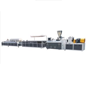 Double Screw PVC / Wpc Profile Machine Floor Wall Panel Board Extrusion