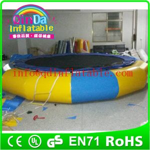 China Inflatable water games floating island inflatable sea trampoline inflatable water park on sale