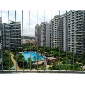 Cheap Modern Fixed Balcony Invisible Grille with Aluminum Alloy Frame for Decoration and Safety for sale