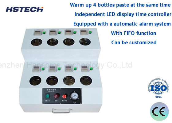 Independent LED Display Time Controller FIFO Function 8 Tank Solder Paste Warm