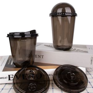 16oz PLA Disposable Cups Plastic Black Custom Beer Pong Cups Fda Approved