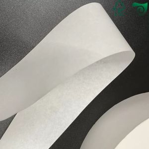 24gsm Food Grade White Straw Wrapping Paper 27mm Width 6000m Rolls Wrapping