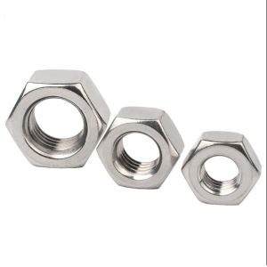 Carbon Steel Hex Head Nut M6 M8 M10 DIN934 for Building Construction Projects